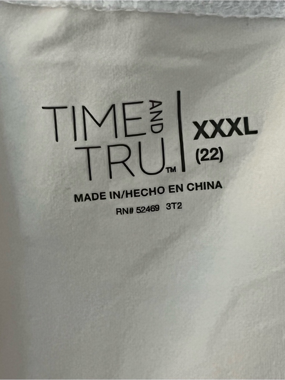 Time and Tru White Women's Leggings - Wide Waistband - Picture 3 of 5